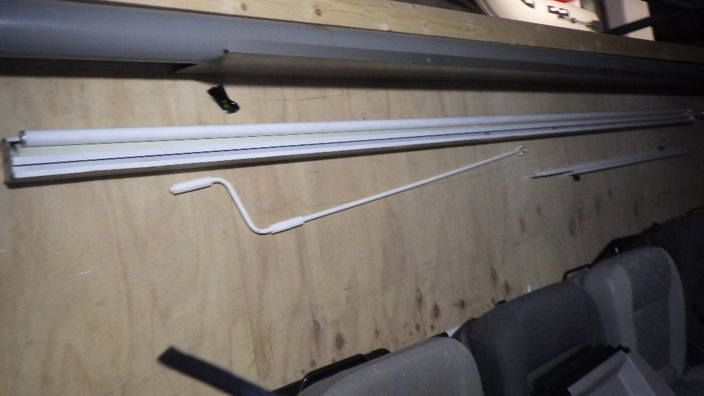 luifel voor camper caravan of woning 350 breed, Ophalen of Verzenden, Gebruikt, Polyester