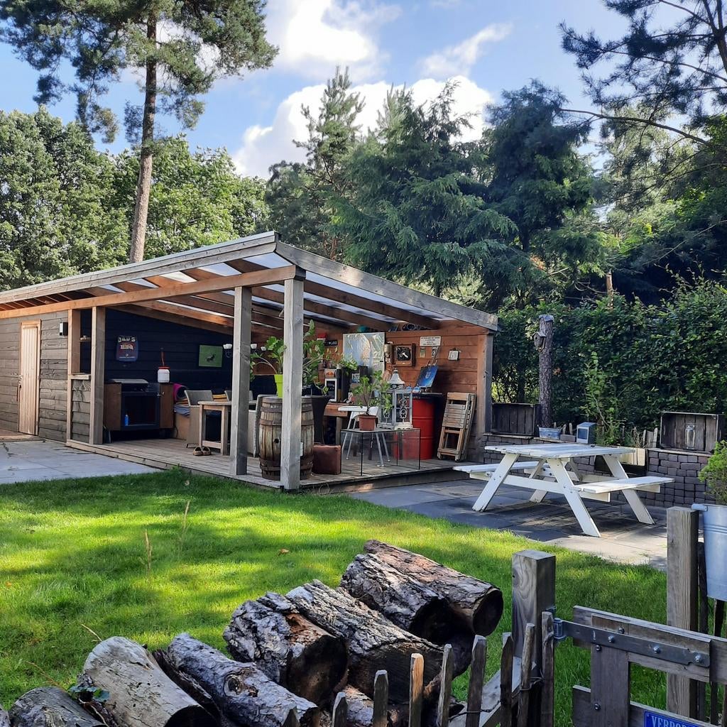 Te huur mooie  bungalow huur max 2 weken vanaf september, Wasmachine, Noord-Brabant, Recreatiepark, Chalet, Bungalow of Caravan