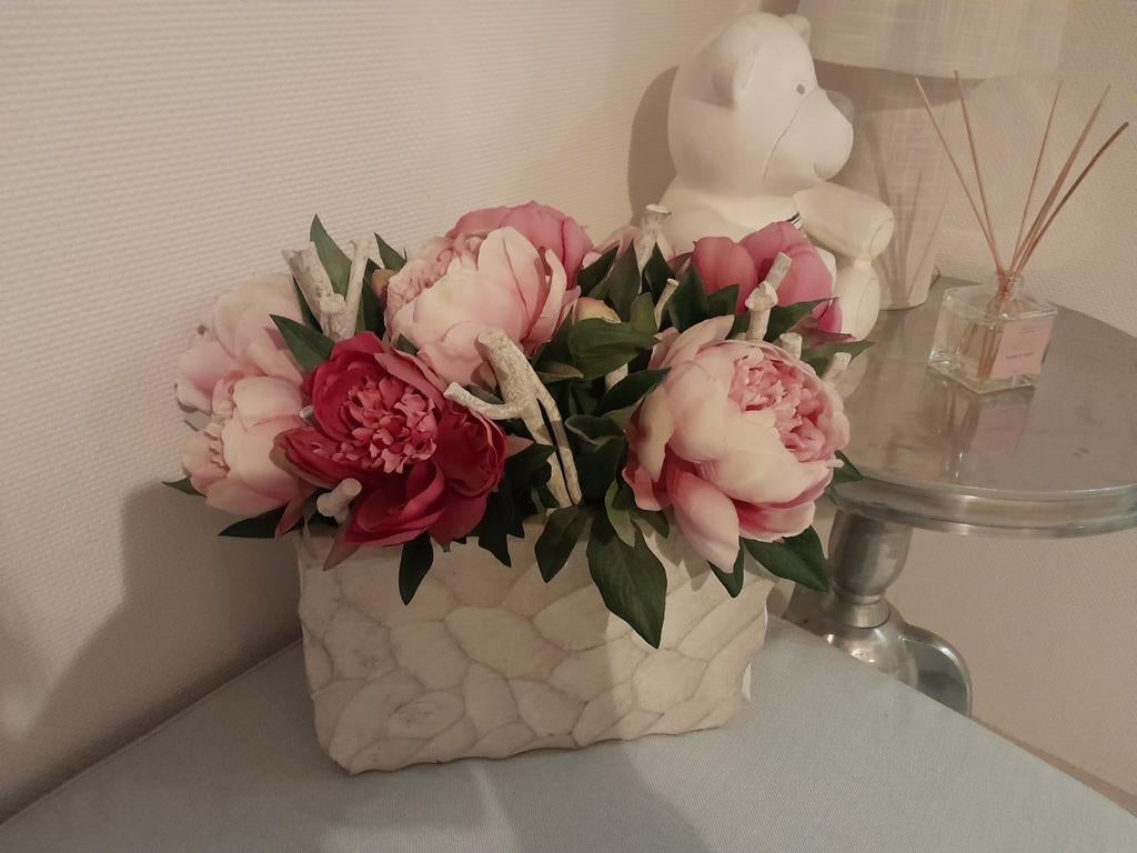 Prachtig set kunstbloemen, Huis en Inrichting, Woonaccessoires | Kunstplanten en Kunstbloemen, Ophalen, Gebruikt
