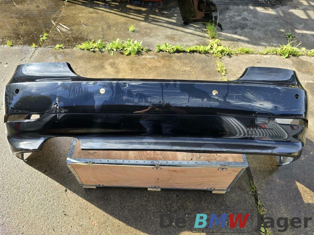 Achterbumper zwart BMW 5-serie E60 51120149318, Gebruikt, Ophalen of Verzenden, Achter, Bumper