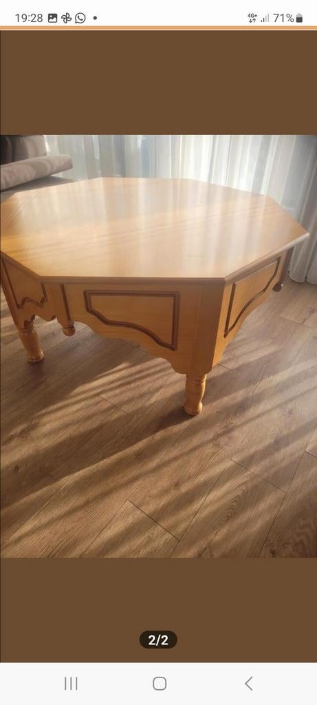 Marokkaanse salontafel sedari tafel  gratis!, Ophalen of Verzenden, Marokkaanse salontafel sedari tafel, Gebruikt, Eikenhout