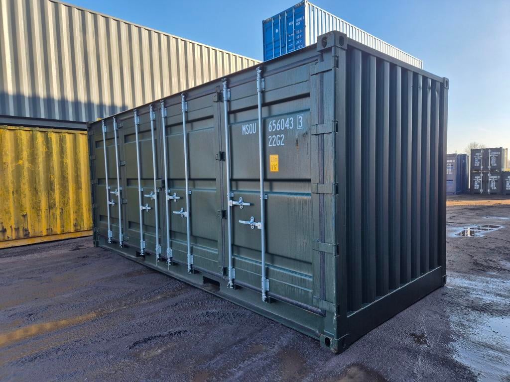 20ft zeecontainer NIEUW sidedoor / zijdeuren / openside, Ophalen of Verzenden