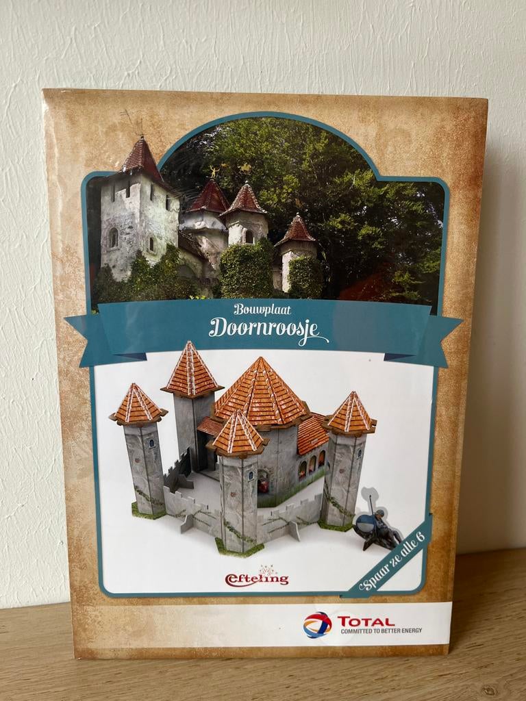 Efteling Doornroosje Bouwplaat - Nieuw in verpakking, 3d carton, Lego, Nieuw, Ophalen of Verzenden
