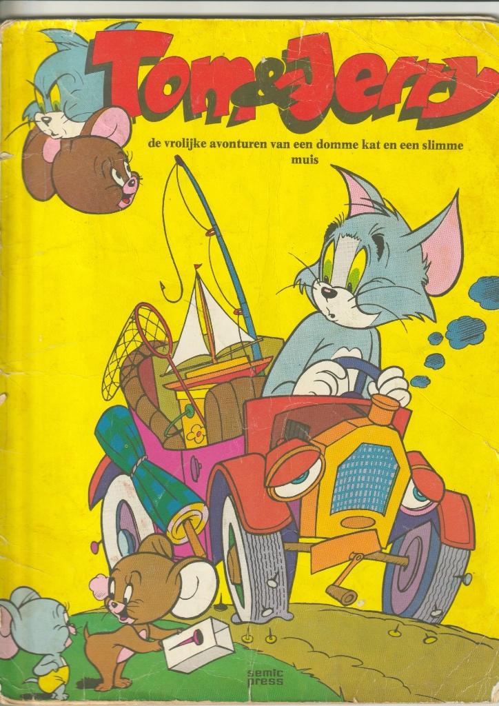 tom en jerry stripboek, Eén stripboek, Ophalen of Verzenden, Zo goed als nieuw