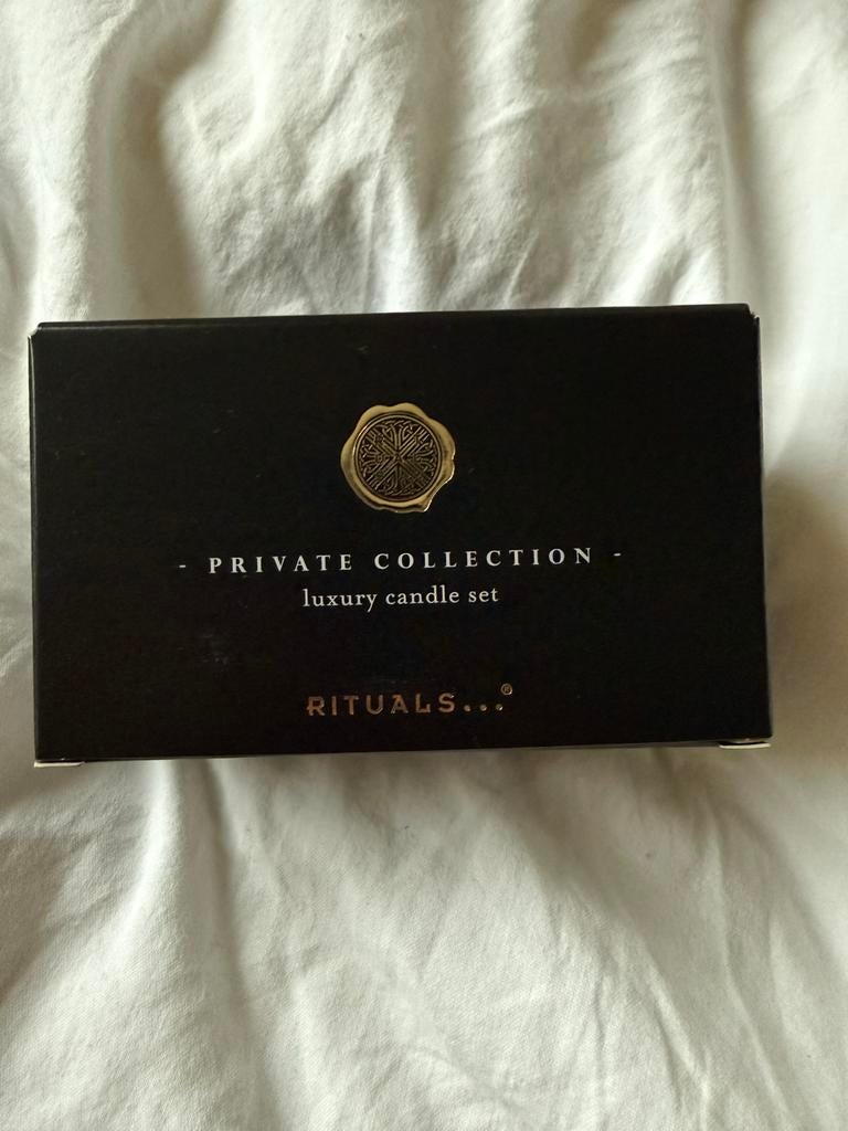 Rituals private collection candle set, Huis en Inrichting, Ophalen of Verzenden, Nieuw, Overige materialen, Minder dan 25 cm