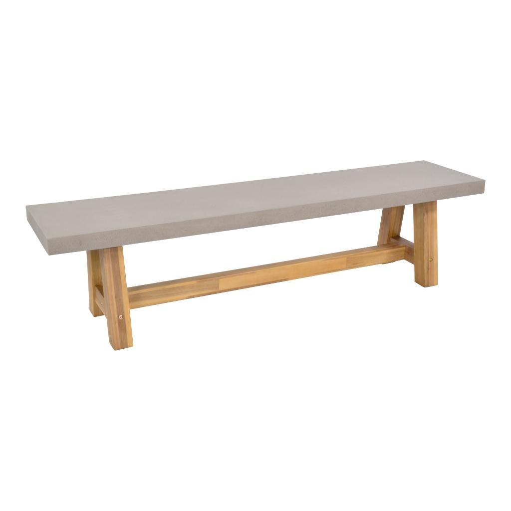 Tuinbank - Bank Judy 180 cm lang - Acaciahout frame, Ophalen of Verzenden, Nieuw, Hout