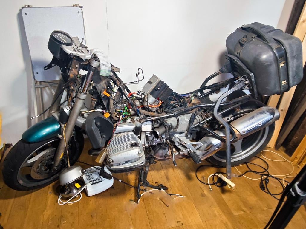 BMW R1100r, Ophalen, Gebruikt