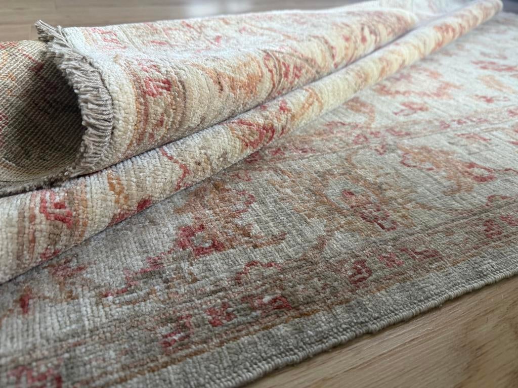 Handgeknoopt vintage Perzisch Ziegler tapijt, 188 x 127 cm, Ziegler handgemaakt oostsrz design wasabi klassiek koningshuis, 1053ML, Amsterdam