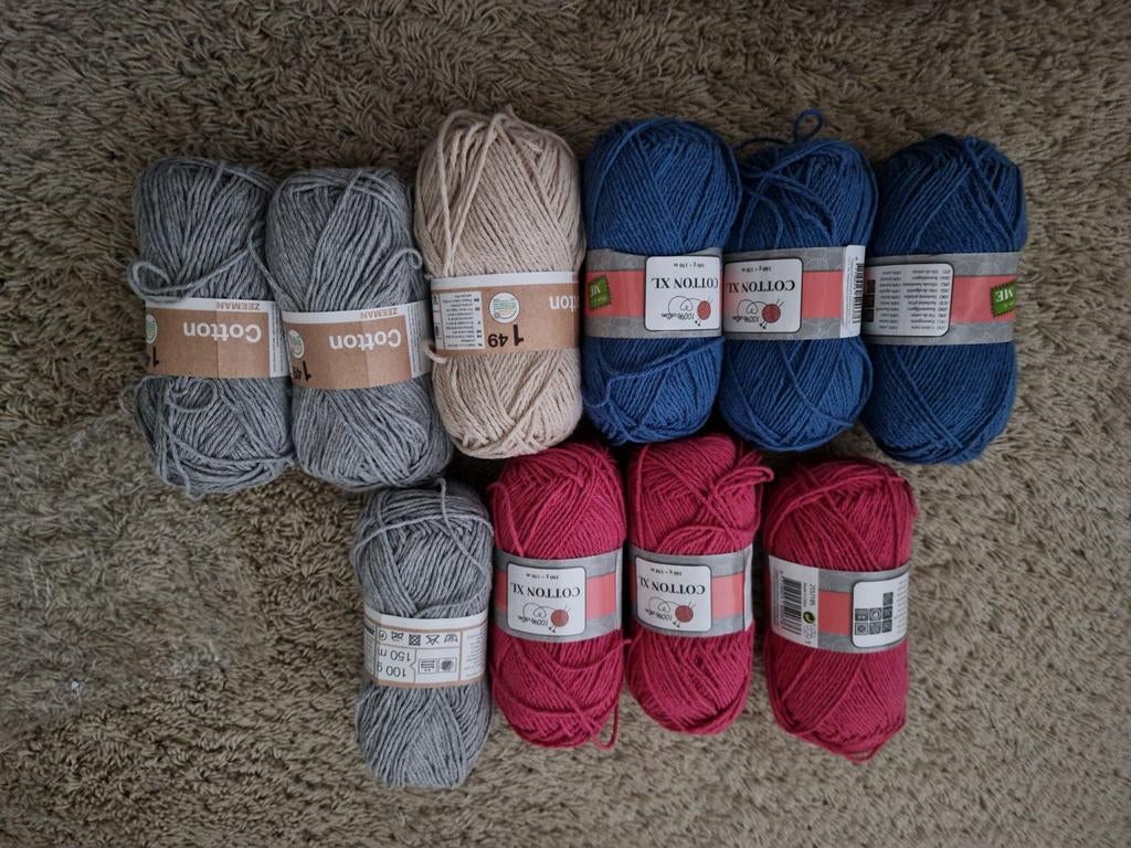Bollen cotton action en zeeman, Ophalen of Verzenden, Nieuw, Breien of Haken, Wol of Garen