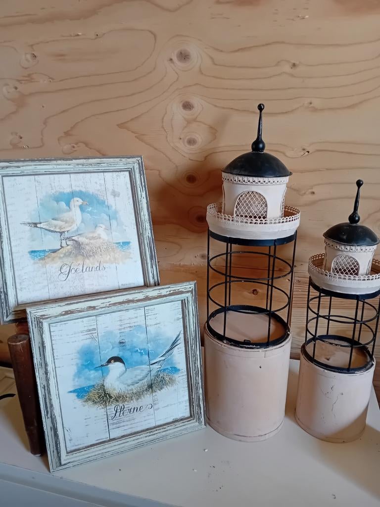 2 super gave grote vuurtorens en maritiem spulletjes, Huis en Inrichting, Woonaccessoires | Overige, Zo goed als nieuw, Ophalen of Verzenden