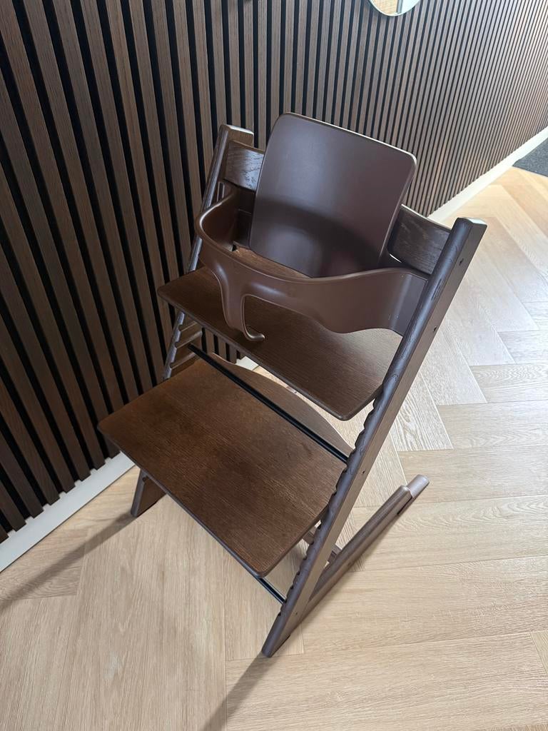 Stokke Trip Trap Bruin Eikenhout, Ophalen of Verzenden, Nieuw, Hout