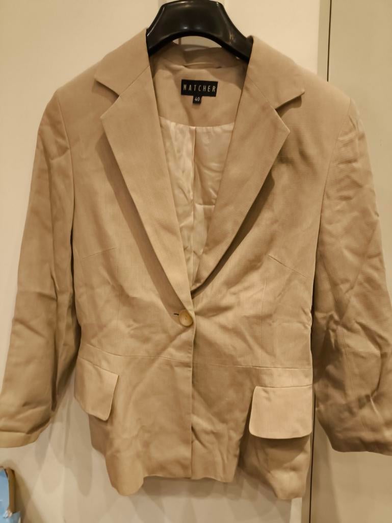 Beige Watcher Jasje Maat 40, Maat 38/40 (M), Beige, Ophalen of Verzenden, Jasje