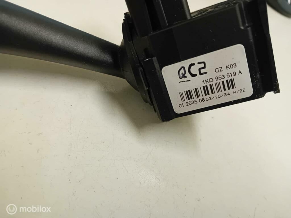 Ruitenwisser schakelaar Volkswagen Golf 5 1K0953519A, Auto-onderdelen, Ophalen of Verzenden, Gebruikt
