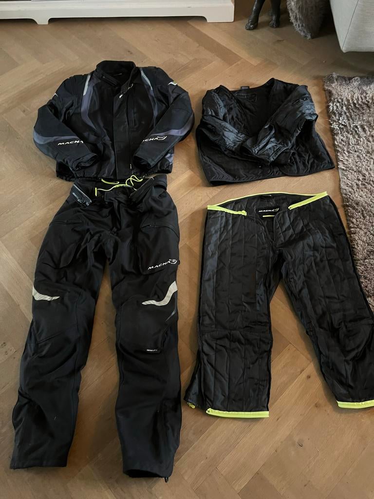 Macna Motorpak (Jas XL, Broek L) met Wintervoering, Ophalen of Verzenden, Tweedehands, Heren, Jas | textiel