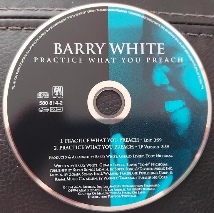 Barry White CD Practice what you preach, Ophalen of Verzenden, Zo goed als nieuw
