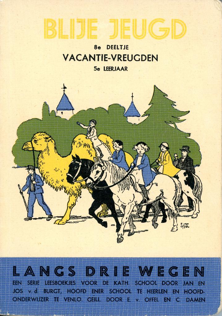Blijde jeugd - langs drie wegen (1935), Boeken, Schoolboeken, Gelezen, Nederlands, Overige niveaus, Ophalen of Verzenden