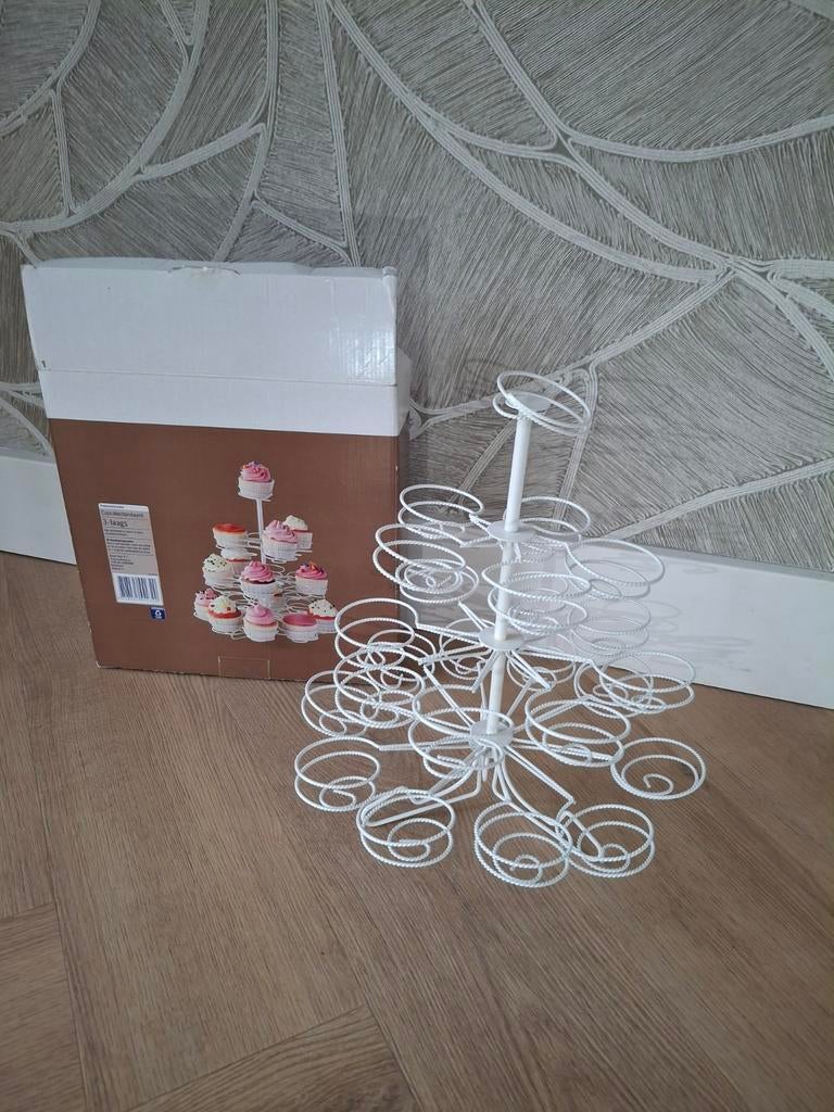 Cupcake Standaard - 3 Laags, Ophalen of Verzenden, Zo goed als nieuw
