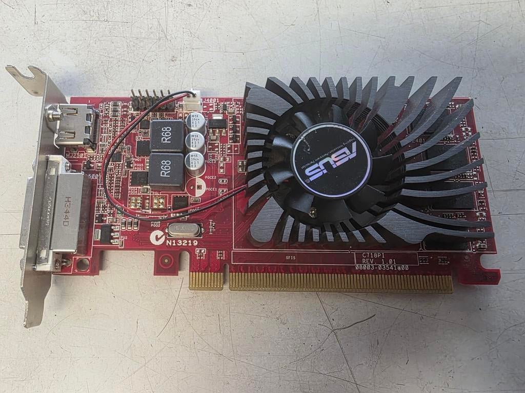 Grafische kaart low profile ASUS - Goedkoop!, Computers en Software, Videokaarten, Gebruikt, GDDR3, Ophalen of Verzenden, HDMI
