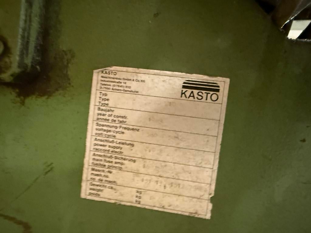 Kasto DSM 4377 Metaalzaagmachine 400V Industrieel Gebruik, Ophalen