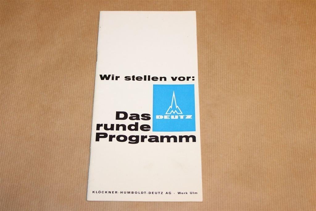 Zeldzame catalogus - Deutz vrachtwagens - 1968 !!, Ophalen of Verzenden, Zo goed als nieuw, Tractor en Landbouw