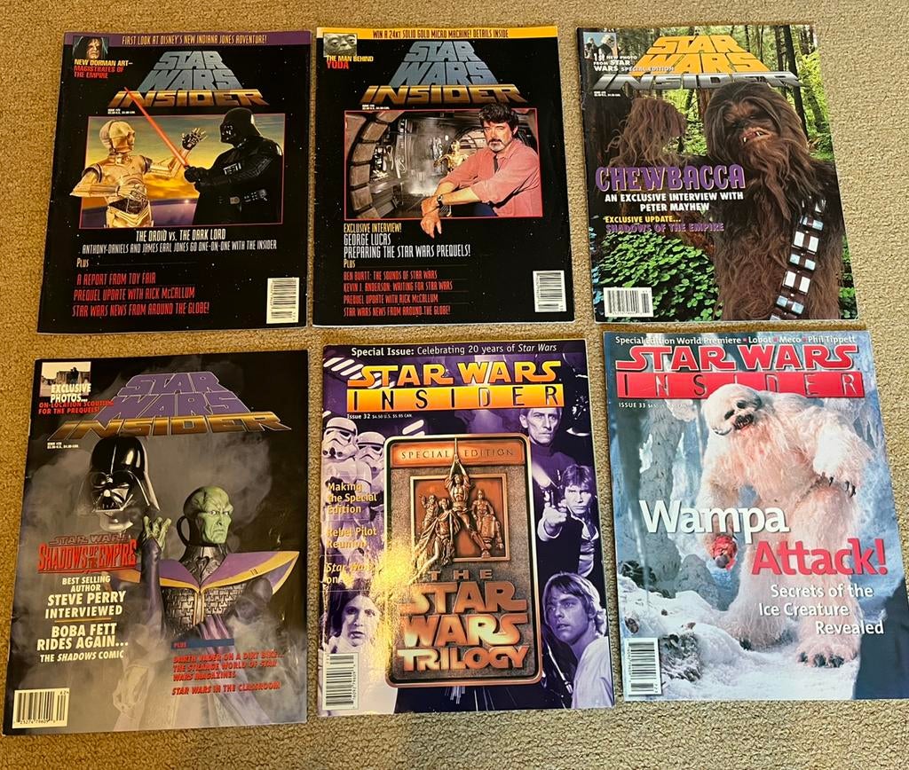 Star Wars Insider magazine 33 stuks, Ophalen of Verzenden