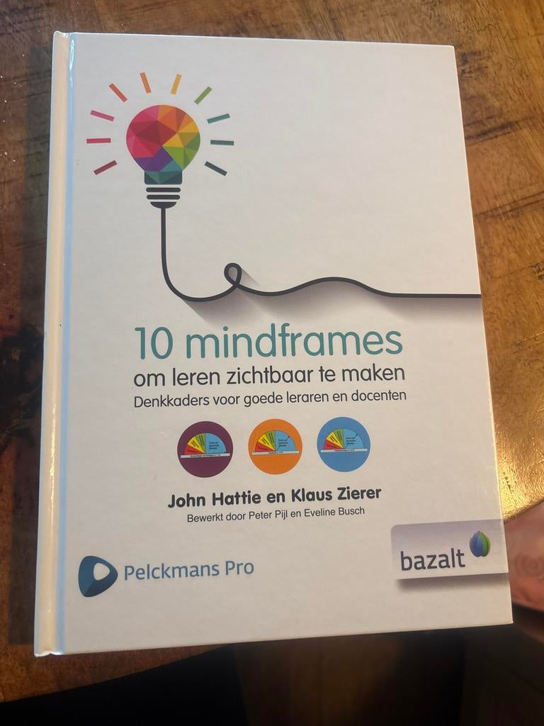 John Hattie - 10 mindframes om leren zichtbaar te maken, Boeken, Ophalen of Verzenden, Zo goed als nieuw, John Hattie; Klaus Zierer