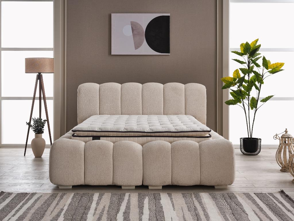 Boxspring Liza 2 persoons 180 x 200, Ophalen, Zouavenstraat 6 Den bosch (let op geen bezoek adres), 180 cm, 200 cm