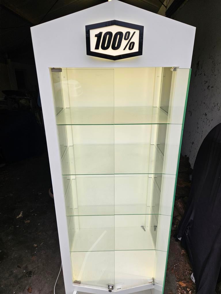 Vitrinekast voor brillen en andere items met licht NIEUW, Ophalen, Nieuw, 25 tot 50 cm, 50 tot 100 cm