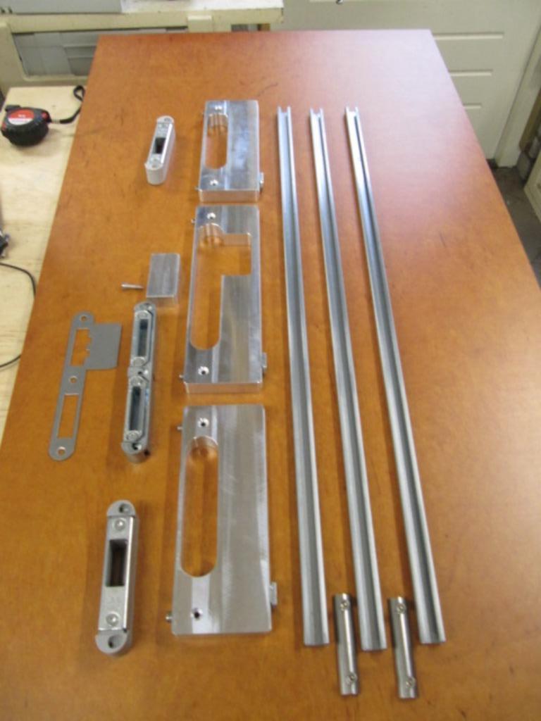 Set alu freesmallen BUVA Tolerante sluitkommen+rail, Verzenden, Nieuw