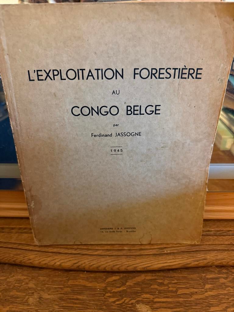 L'Exploitation Forestière Congo Belge 1945, Boeken, Techniek, Gelezen, Overige onderwerpen, Ophalen of Verzenden