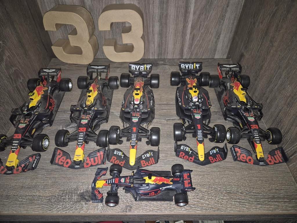 Max verstappen jumbo auto's, Ophalen, Nieuw, Bburago