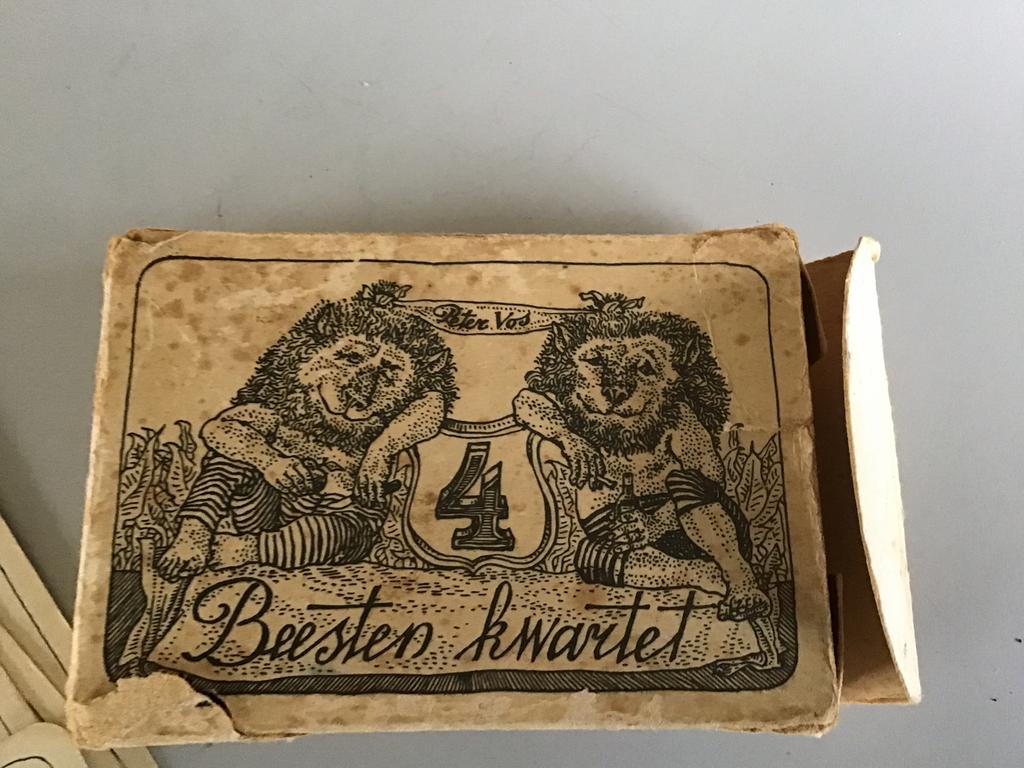 Peter Vos kwartetspel, Ophalen of Verzenden, Gebruikt, Kwartet(ten)