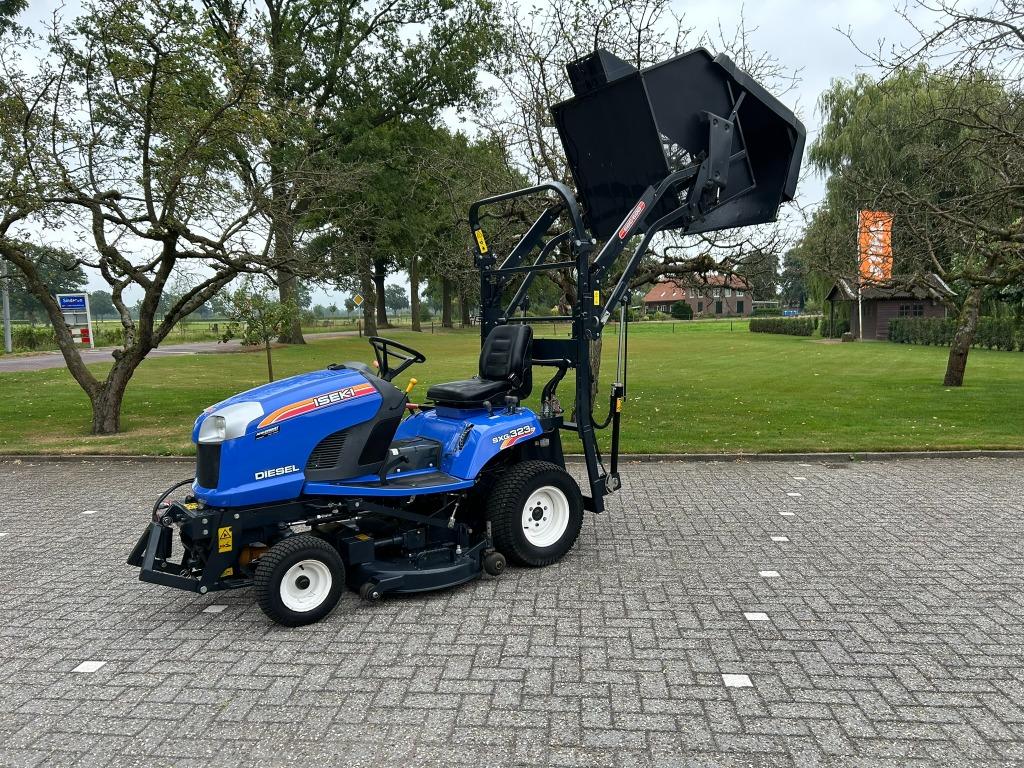 Iseki SXG 323 hooglosser diesel zitmaaier, Ophalen, Gebruikt, Opvangbak, 120 cm of meer