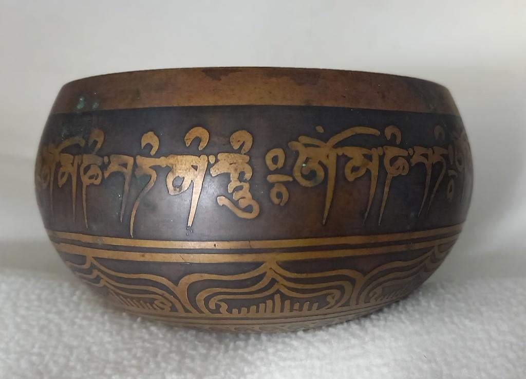 Tibetaanse klankschaal, Antiek en Kunst, Ophalen of Verzenden, Brons