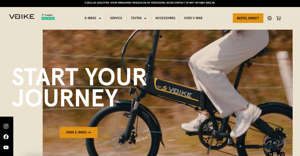 Succesvolle webshop in fatbikes, vouwfietsen en onderdelen