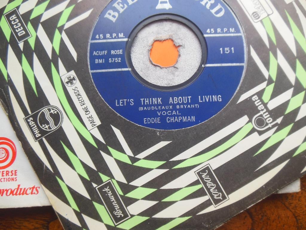 single bell records eddie chapman - ronnie shaw vinyl 45rpm, Gebruikt, 7 inch, Single, Ophalen of Verzenden