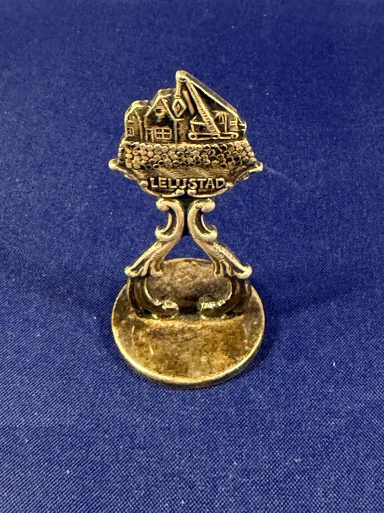 Verzilverde sigarettendover / sigarendover Herbert Hooijkaas, Ophalen of Verzenden, Gebruikt, Overige typen