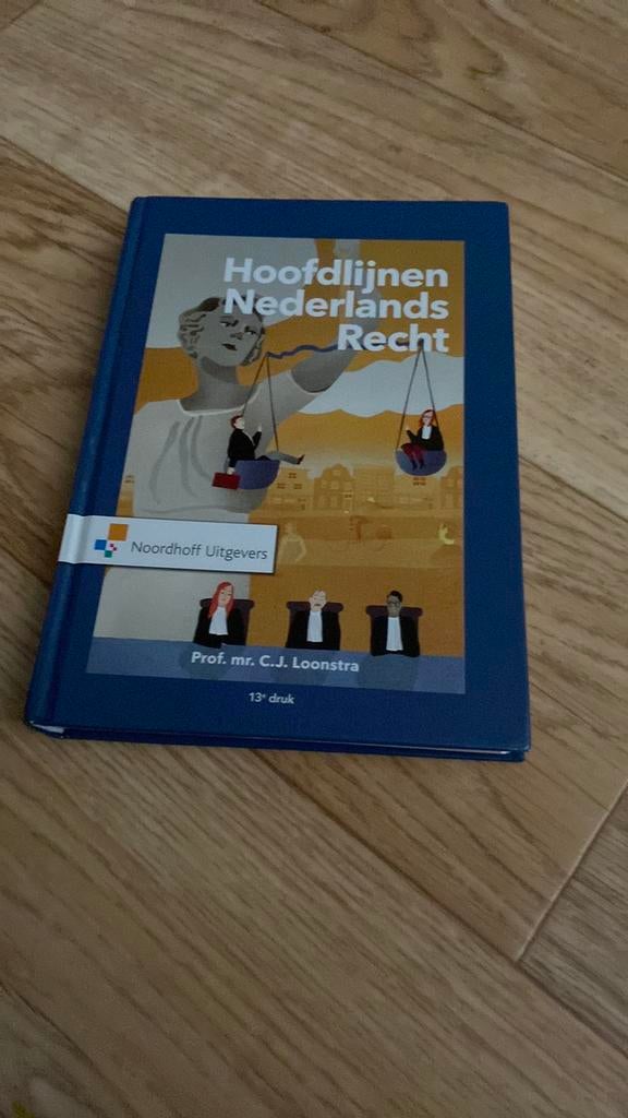 Hoofdlijnen Nederlands recht, Ophalen of Verzenden, Alpha, Zo goed als nieuw, HBO