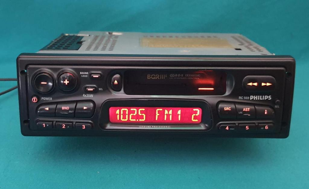 Philips rc559 casssette receiver, Auto diversen, Ophalen of Verzenden, Zo goed als nieuw