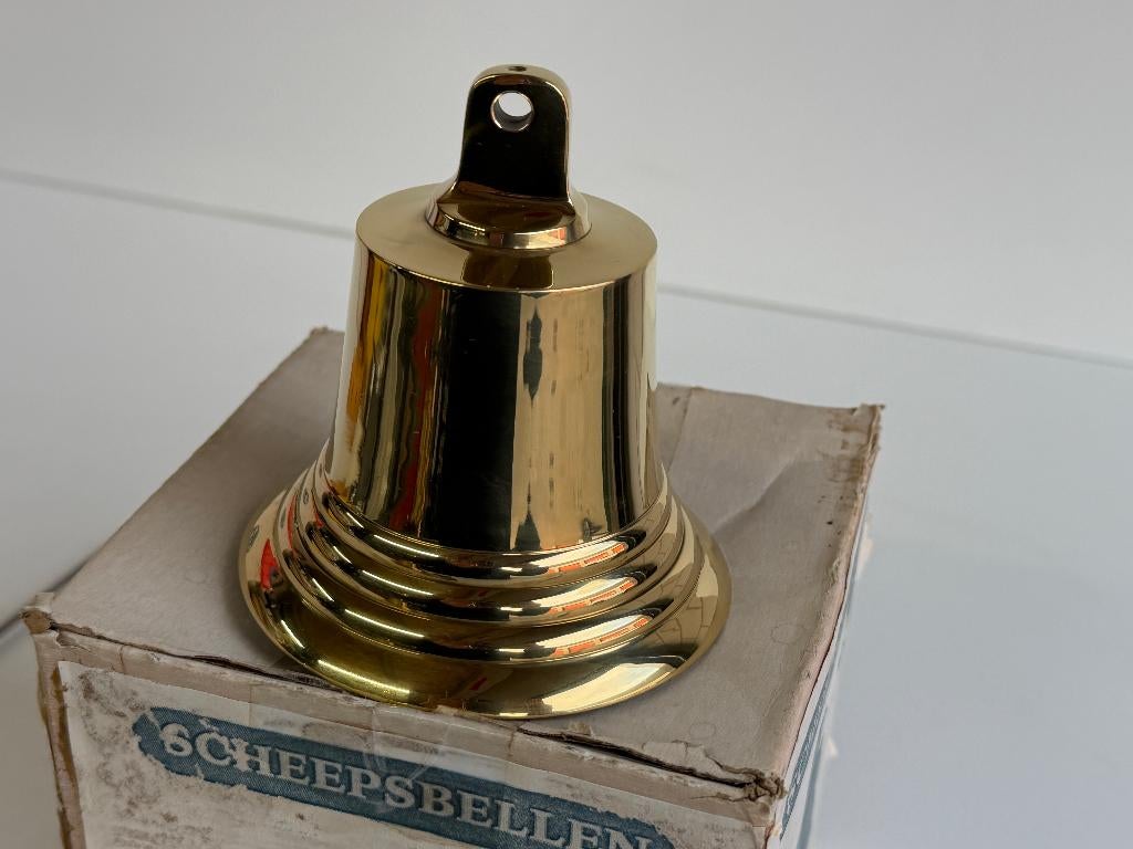 2 x Messing/brons scheepsbel / bel, Ophalen of Verzenden, Nieuw, Overige typen
