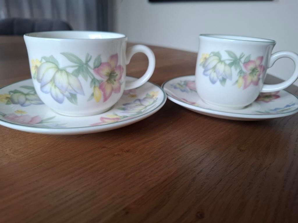 Royal Doulton Kop en Schotels - Goede Staat, Ophalen of Verzenden, Zo goed als nieuw, Porselein, Kop(pen) en/of Schotel(s)