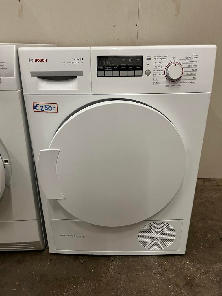 Bosch serie 4 7kg warmtepompdroger met 6 mnd garantie, Ophalen, 6 tot 8 kg, Zo goed als nieuw, 85 tot 90 cm