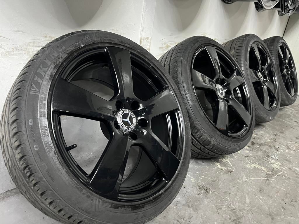 18 inch originele mercedes W212 breedset velgen met banden, 18 inch, 245 mm, Banden en Velgen, Ophalen of Verzenden