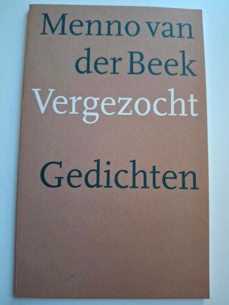 Vergezocht - Menno van der Beek (Gedichten), Gelezen, Ophalen of Verzenden, Eén auteur, Menno van der Beek