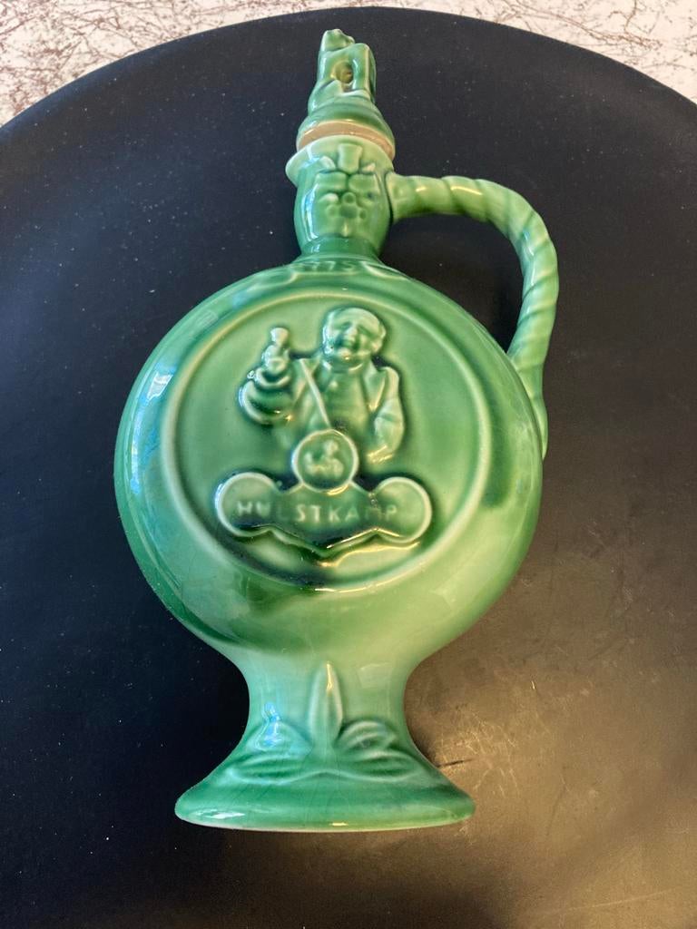 Hulstkamp Jenever Kruik van Plateel Gouda, Antiek en Kunst, Ophalen of Verzenden