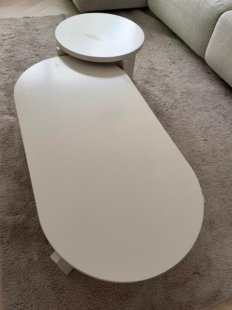 H&M Home Salontafels - Set van 2, Huis en Inrichting, Tafels | Salontafels, Ophalen, Overige materialen, Gebruikt, 100 tot 150 cm