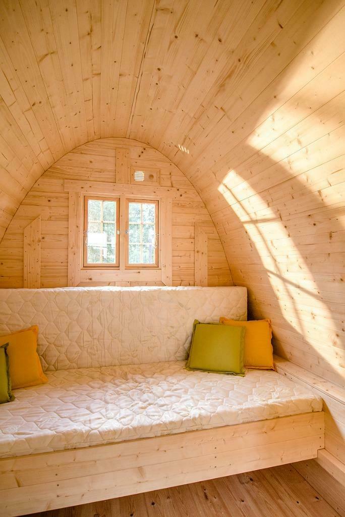 Sfeervolle Camping Pod - Kampeer Pod - Trekkershut - B&B, Tuin en Terras, 200 tot 400 cm, Tuinhuis, Nieuw, 2 ramen