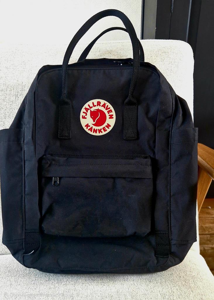 Fjallräven Kånken Laptop 15 inch - Zwart, Overige merken, 25 tot 40 cm, Ophalen of Verzenden, Zo goed als nieuw