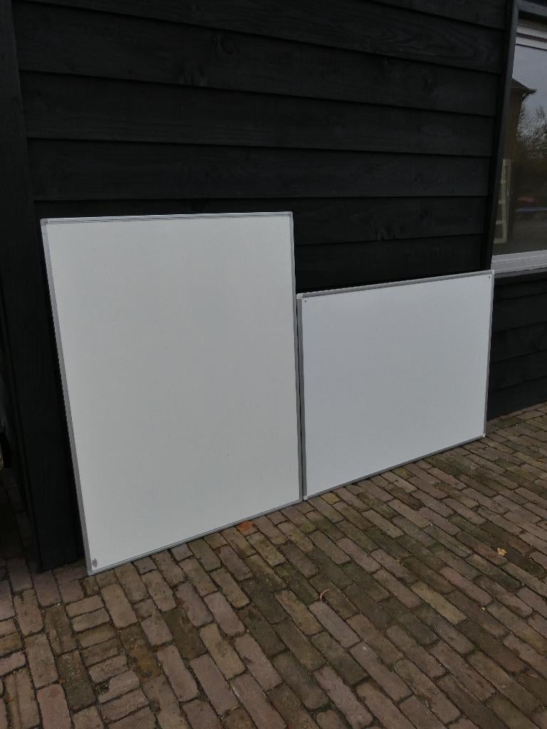 Whiteboards in verschillende afmetingen, Huis en Inrichting, Woonaccessoires | Memoborden, Gebruikt, Magneetbord, Ophalen