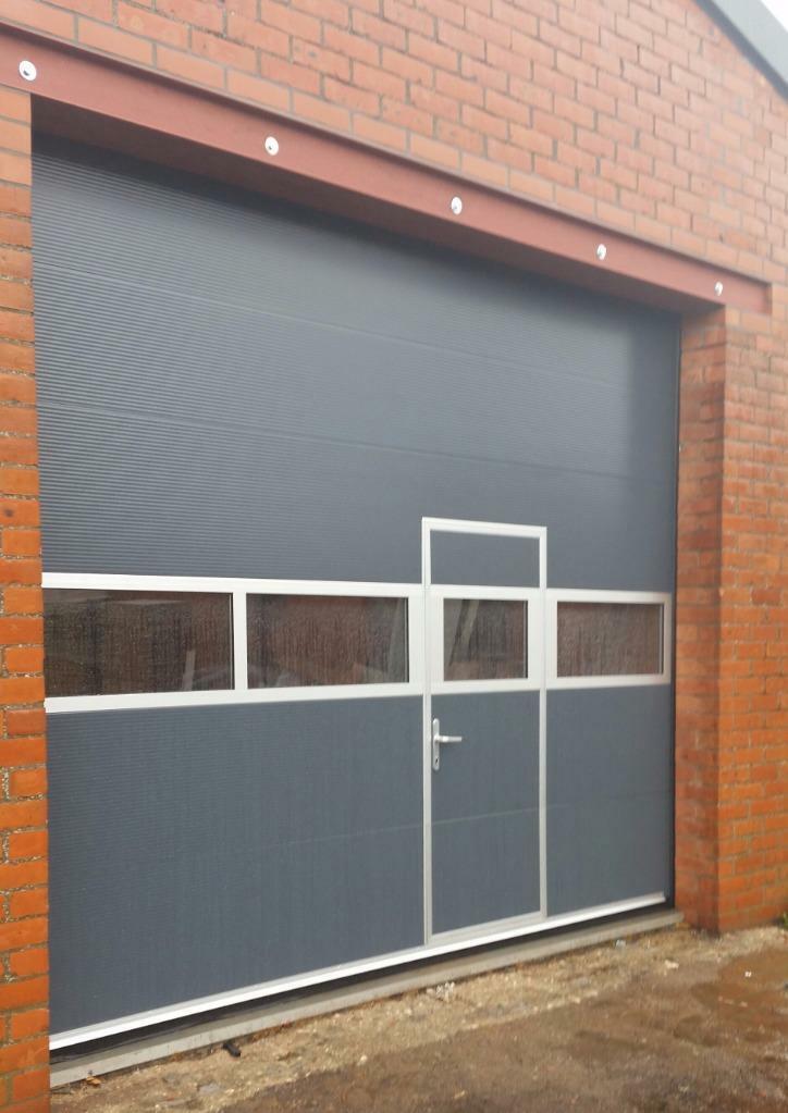 Garagedeuren-Overheaddeuren-Industriedeuren heel Nederland, Ophalen, 120 cm of meer, 215 cm of meer, Garagedeur